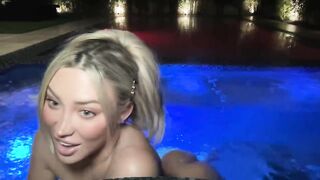 Stefanie Knight Nude Pool Livestream Video Leaked